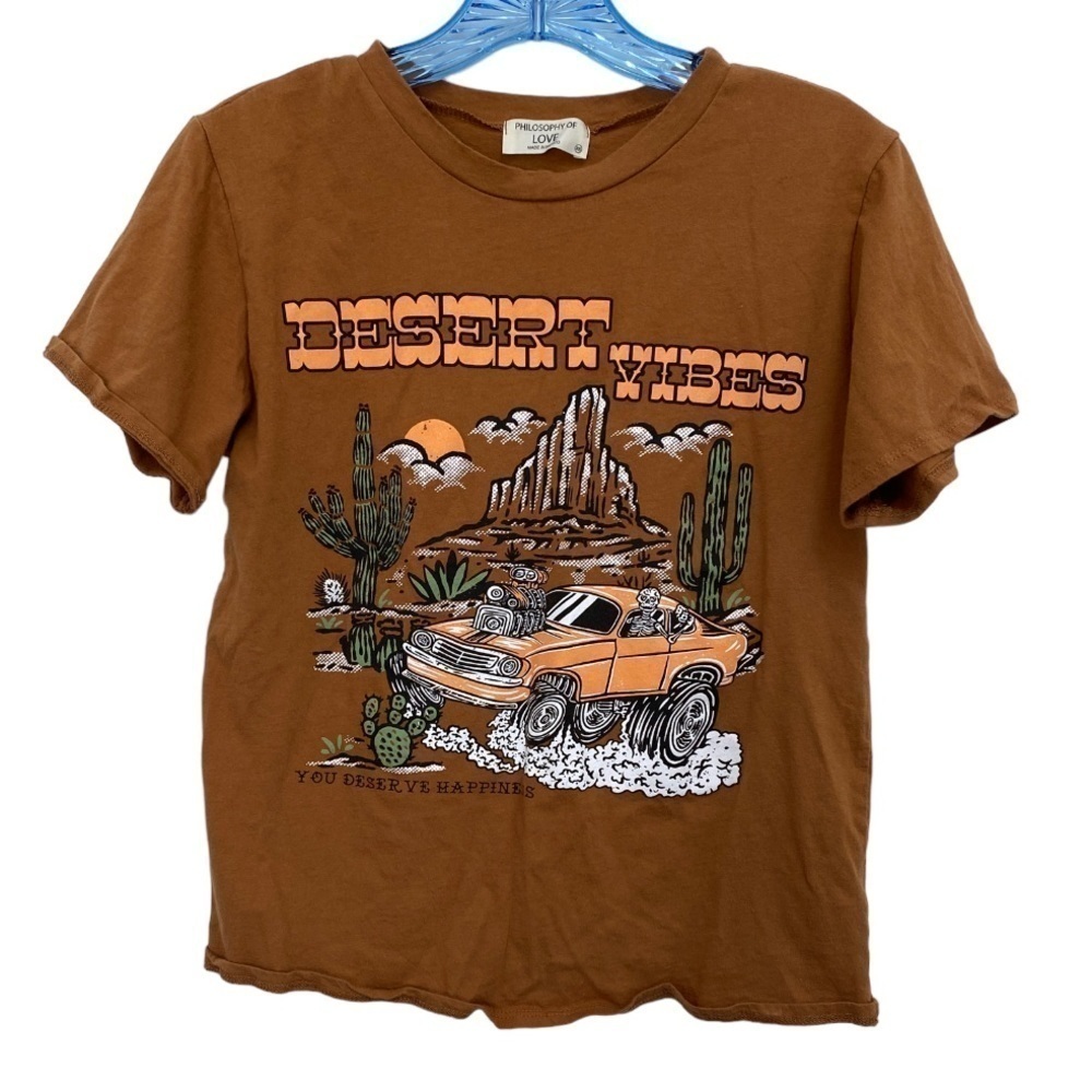 Philosophy Of Love Desert Vibes 100% Cotton Top Size XS